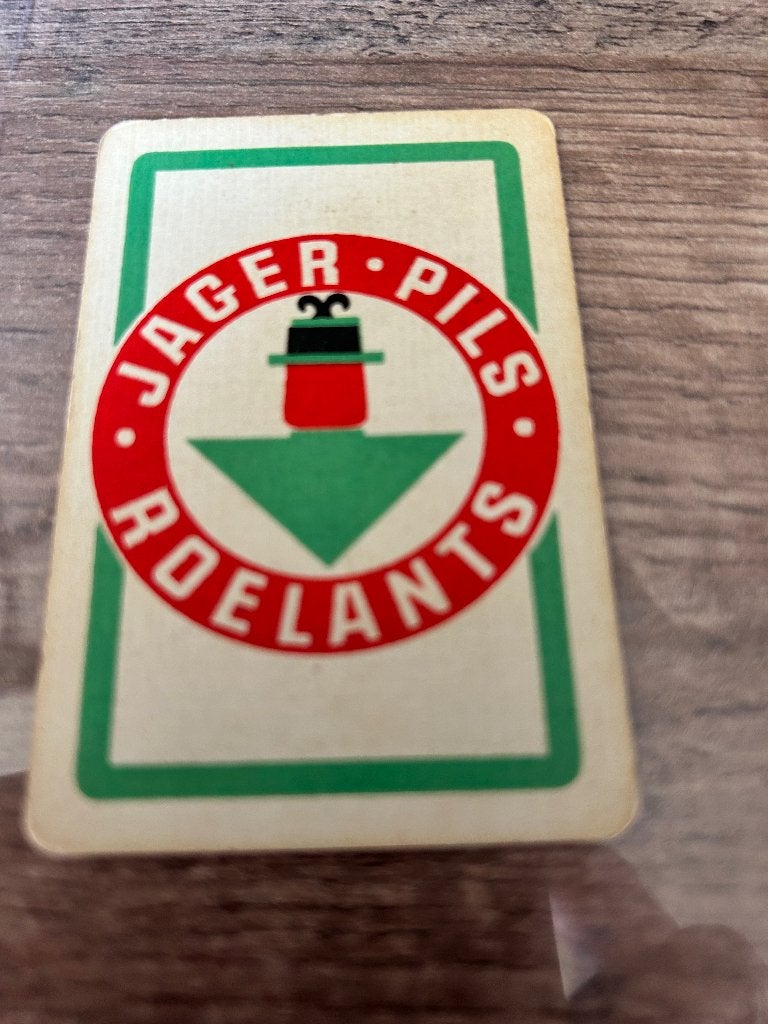 1 losse speelkaart brouwerij roelants, Ophalen of Verzenden, Zo goed als nieuw, Speelkaart(en)