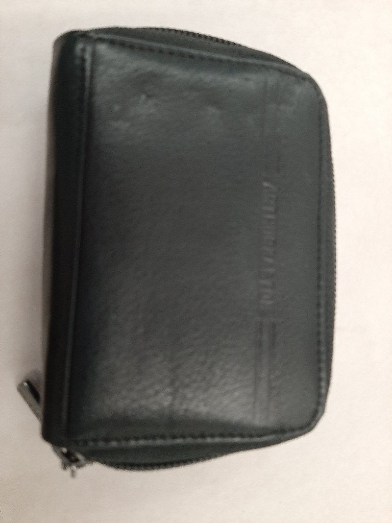 Zwart Leder Portemonnee Artur & Aston, Handtassen en Accessoires, Zwart, Nieuw, Leder, Ophalen