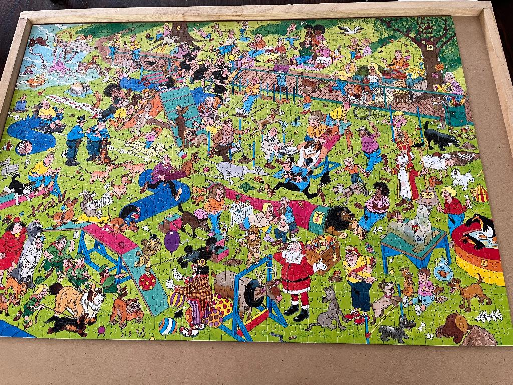 Puzzel Jan van Haasteren, Ophalen of Verzenden, 500 t/m 1500 stukjes, Zo goed als nieuw, Legpuzzel