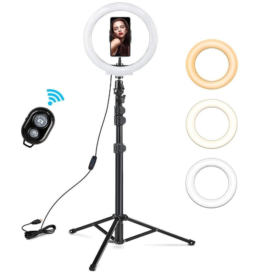 LED Ring Light/Studio lamp 26cm met Verstelbaar Statief, Audio, Tv en Foto, Fotografie | Fotostudio en Toebehoren, Ophalen of Verzenden