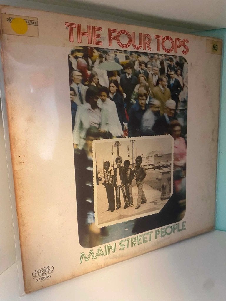 The Four Tops – Main Street People - France 1973, Cd's en Dvd's, Vinyl | R&B en Soul, LP, Gebruikt, Verzenden, Funk