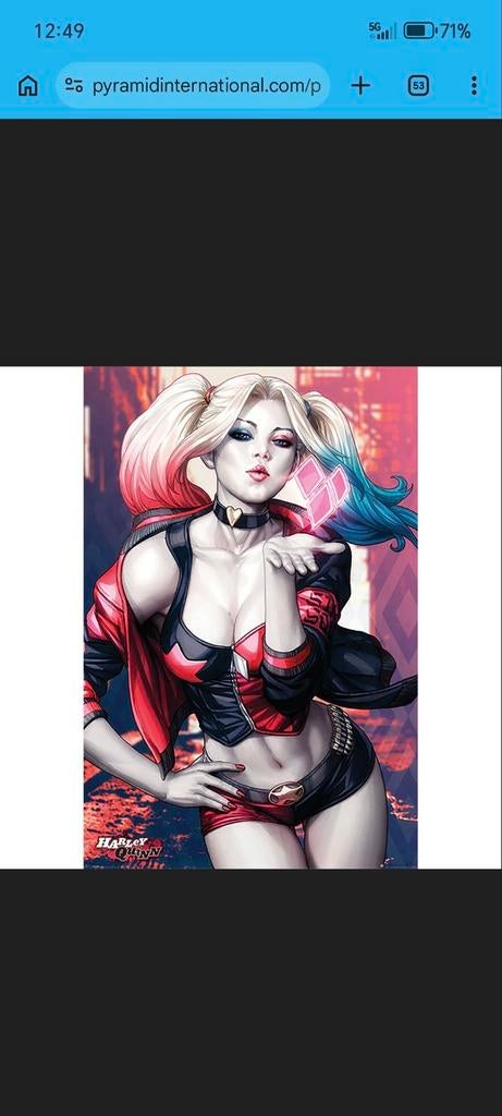 Poster Harley Quinn (PP34363), Verzamelen, Posters, Ophalen, Nieuw, Rechthoekig Staand, Film en Tv