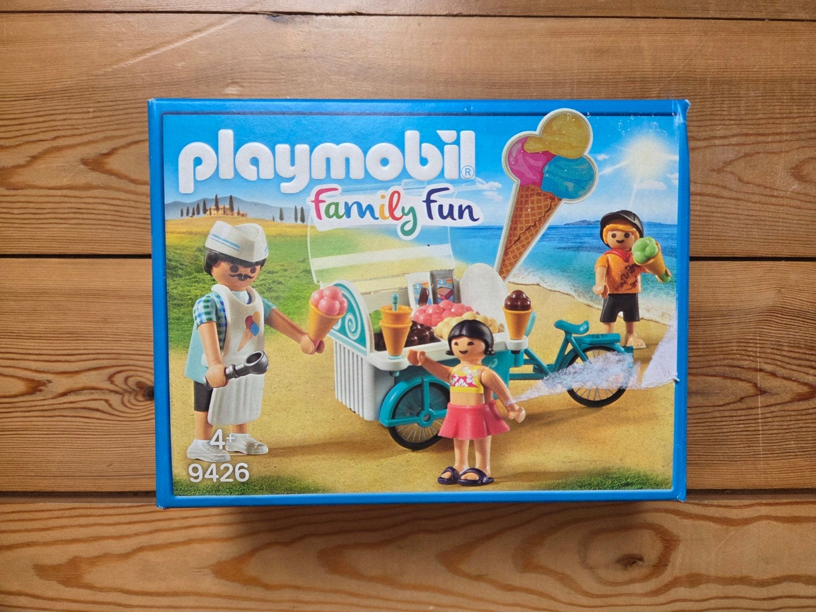 Playmobil Family Fun 9426 glacier à Vélo, Family fun, Comme neuf, Kit complet, Enlèvement