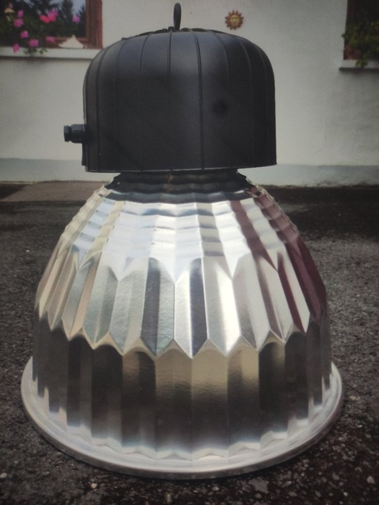 Luminaire suspension industrielle, Maison & Meubles, Enlèvement ou Envoi, Comme neuf, E40, Industriel