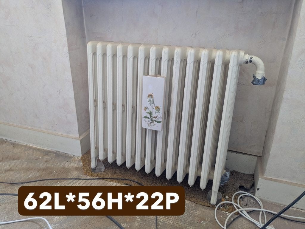 Radiateurs en fonte - 8 pièces disponibles, Ophalen, Gebruikt, Radiator