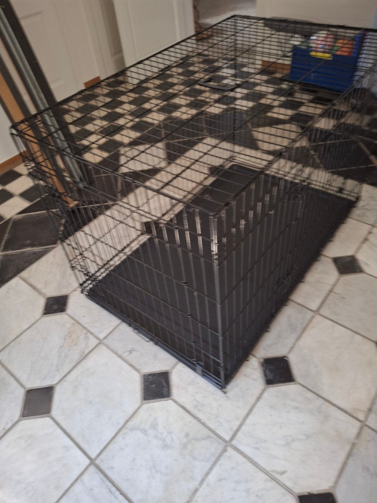 Nieuwe hondenbench groot zwart model, Dieren en Toebehoren, Ophalen