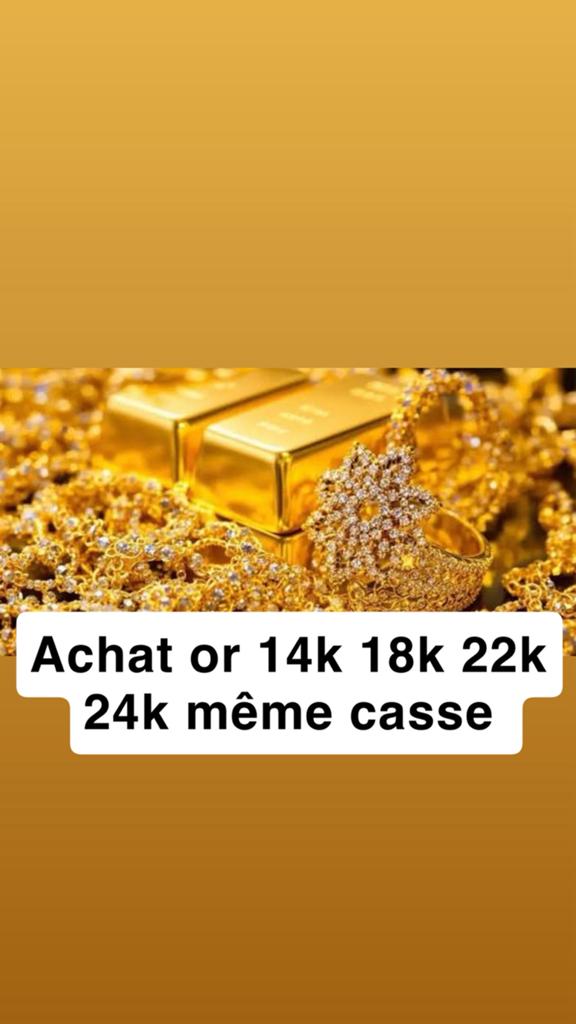 Achat or 14k 18k 22k 24k meme casse, Bijoux, Sacs & Beauté, Enlèvement ou Envoi, Or, Or