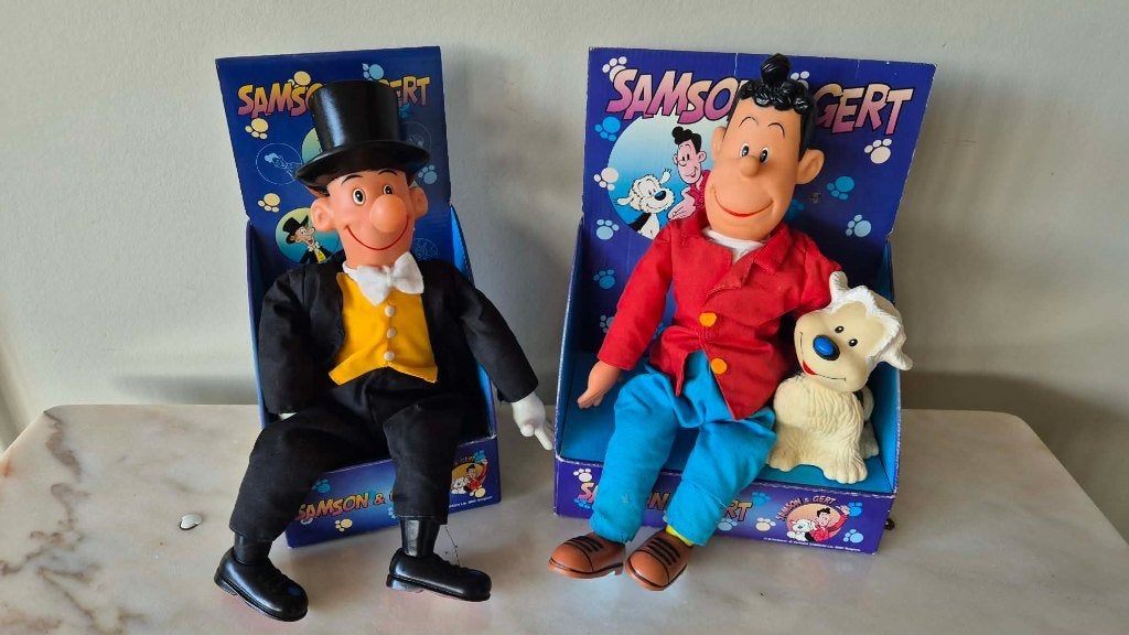 Samson et Gert - poupées dans leur boîte d'origine, Enlèvement ou Envoi, Comme neuf