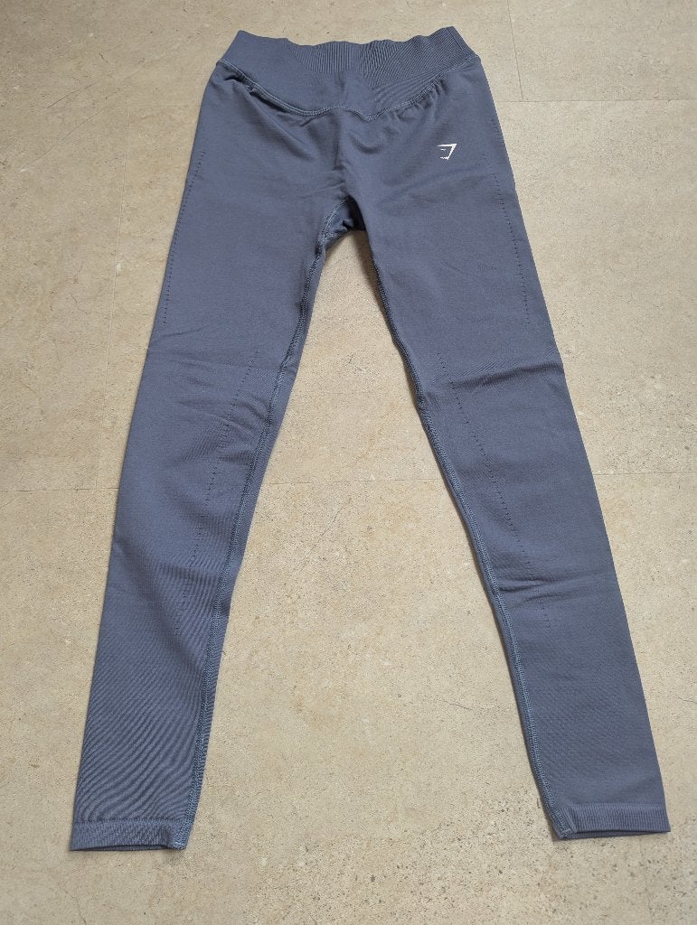 Legging Gymshark S, Gris, Taille 36 (S), Comme neuf, Fitness ou Aérobic