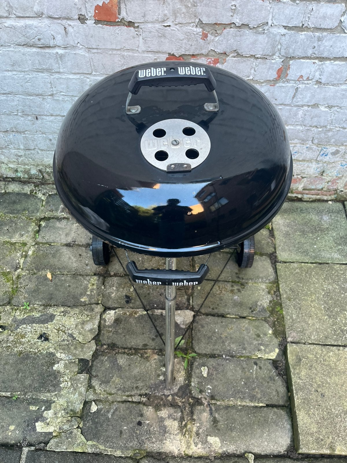 Barbecue Weber Original Kettle + accessoires + charbon, Jardin & Terrasse, Barbecues au charbon de bois, Enlèvement, Utilisé