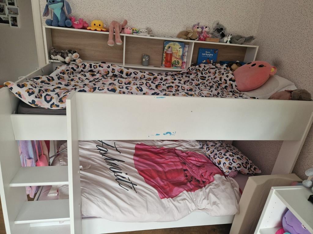 Stapelbed, Kinderen en Baby's, Kinderkamer | Stapelbedden en Hoogslapers, Ophalen, Gebruikt, Stapelbed