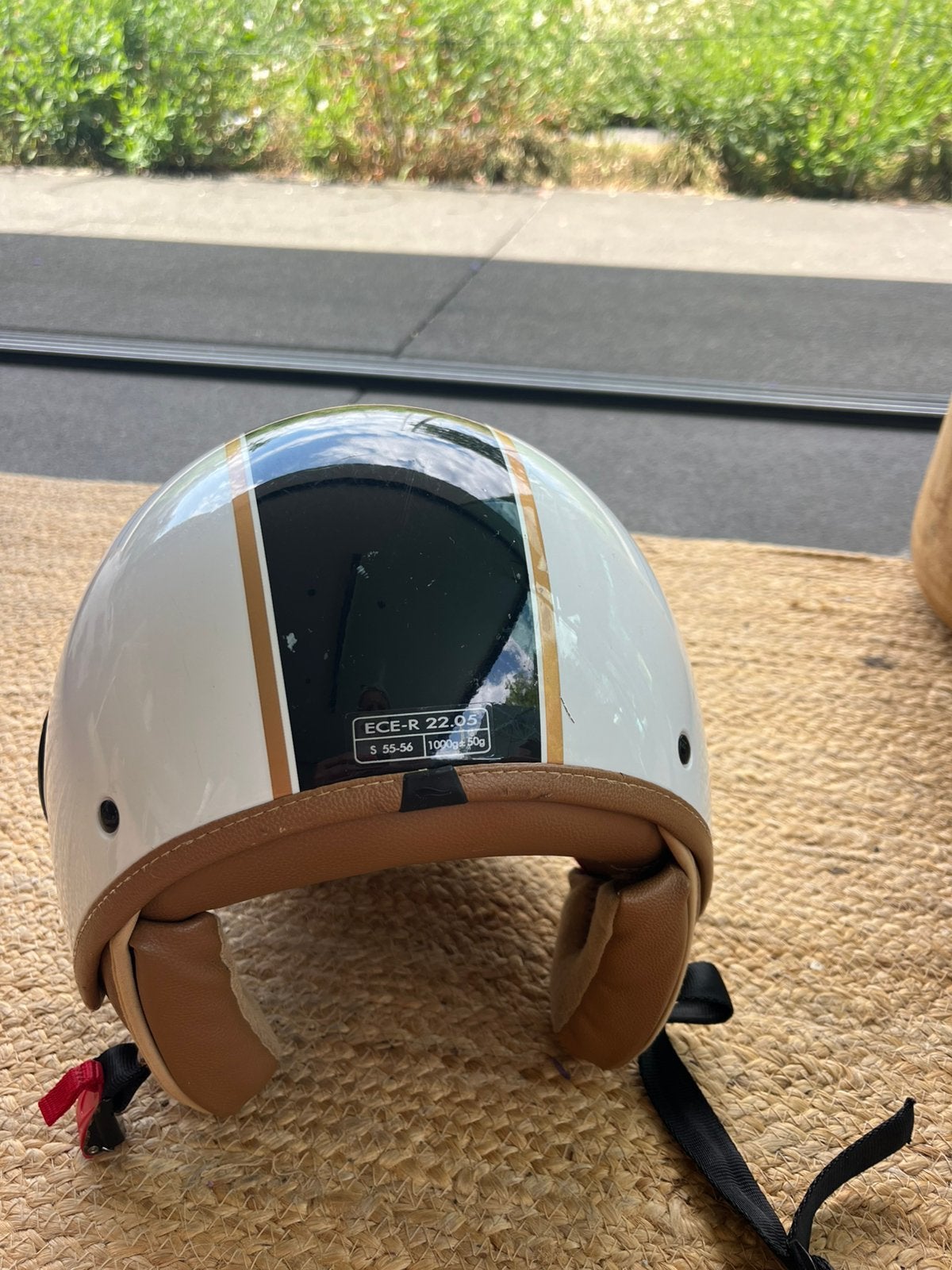 Scooterhelm, Fietsen en Brommers, Brommerhelmen, Ophalen, Gebruikt, Small