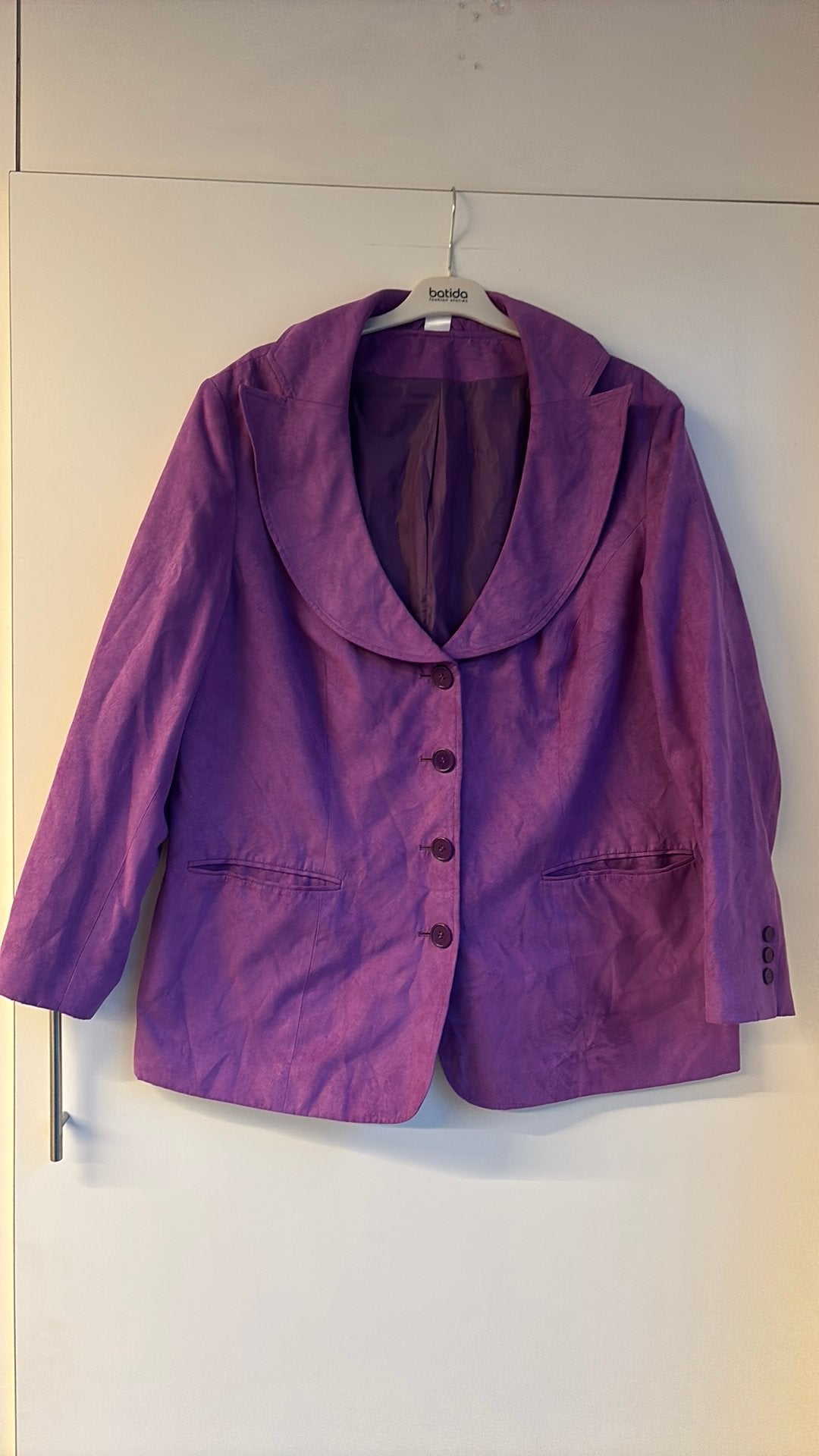 Blazer maat 50, Kleding | Dames, Ophalen of Verzenden, Zo goed als nieuw, Paars