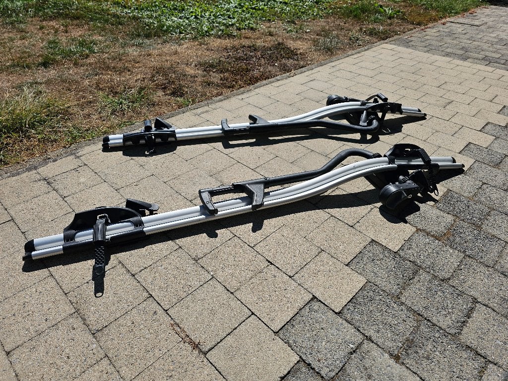 Thule Proride 591 (2x), Enlèvement, 1 vélo, Comme neuf, Galerie de toit