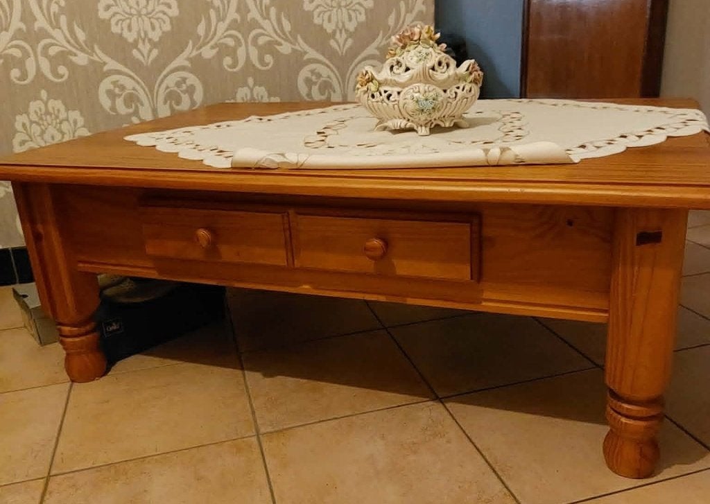 salontafel hout, Ophalen