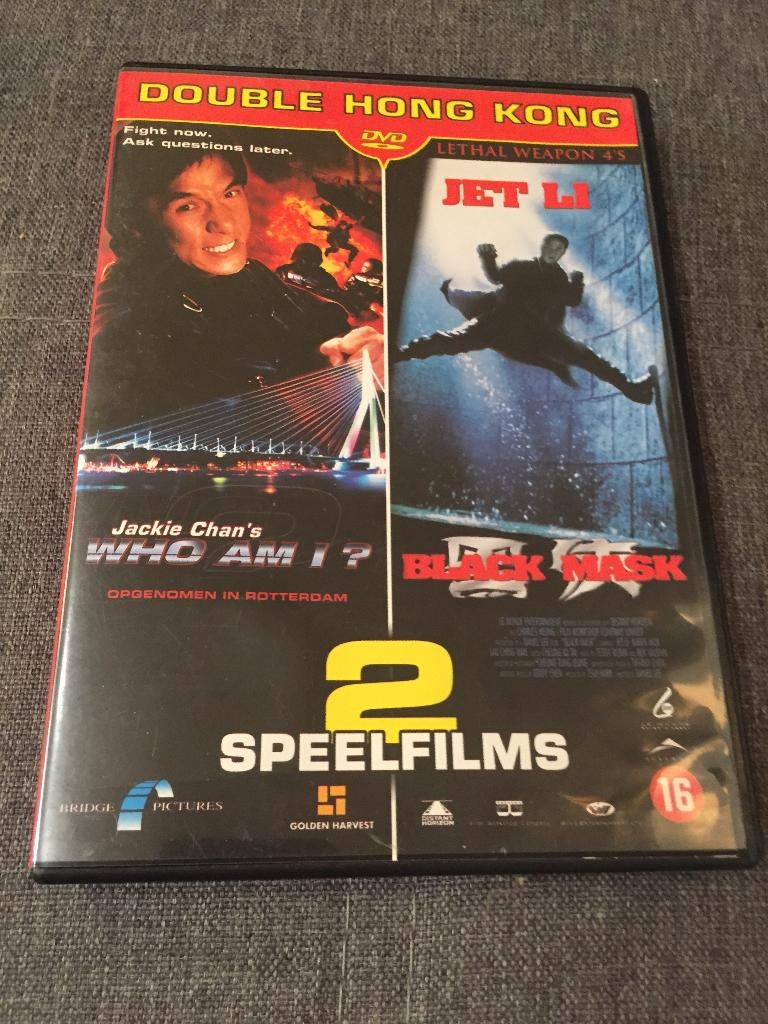 Dubbel Dvd film Double Hong Kong, Cd's en Dvd's, Dvd's | Actie, Ophalen of Verzenden, Zo goed als nieuw, Martial Arts