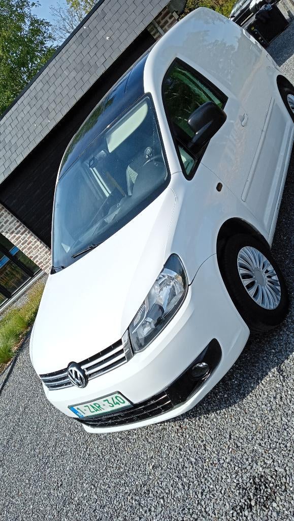 VW caddy 1.6 TDCi ,2013 ,139000 km ,2 pers, Autos, Camionnettes & Utilitaires, Entreprise, Achat, Airbags, Volkswagen, Diesel