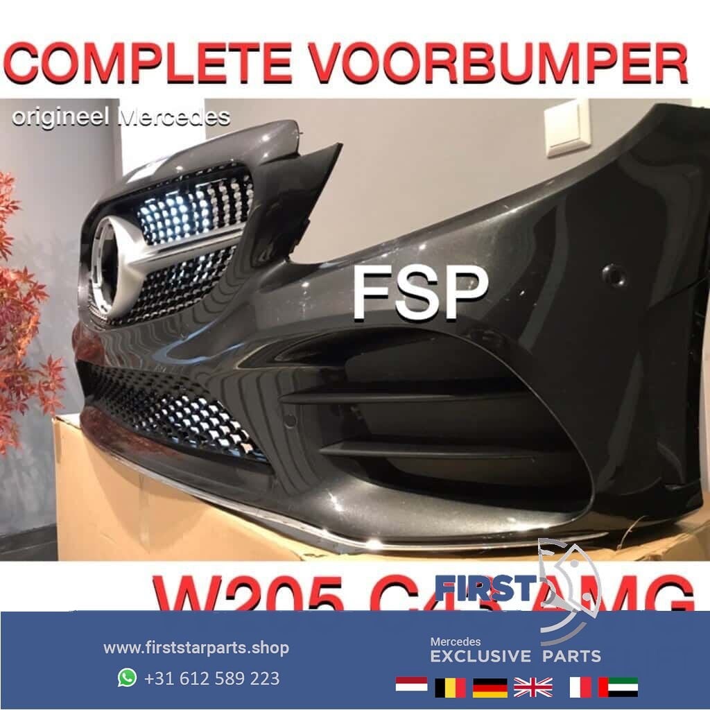 W205 C205 S205 C43 AMG VOORBUMPER COMPLEET Mercedes C Klasse, Utilisé, -, Avant, -
