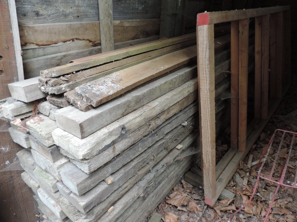 poutres en bois, Bricolage & Construction, Bois & Planches, Enlèvement, Utilisé, Autres essences de bois, Autres types