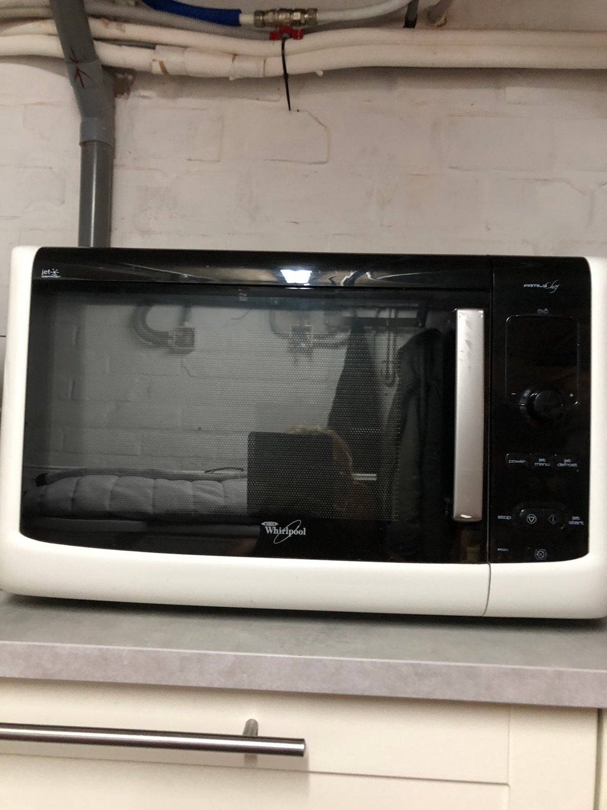Perfect werkende microgolfoven van Whirlpool, Enlèvement, Utilisé, Micro-ondes