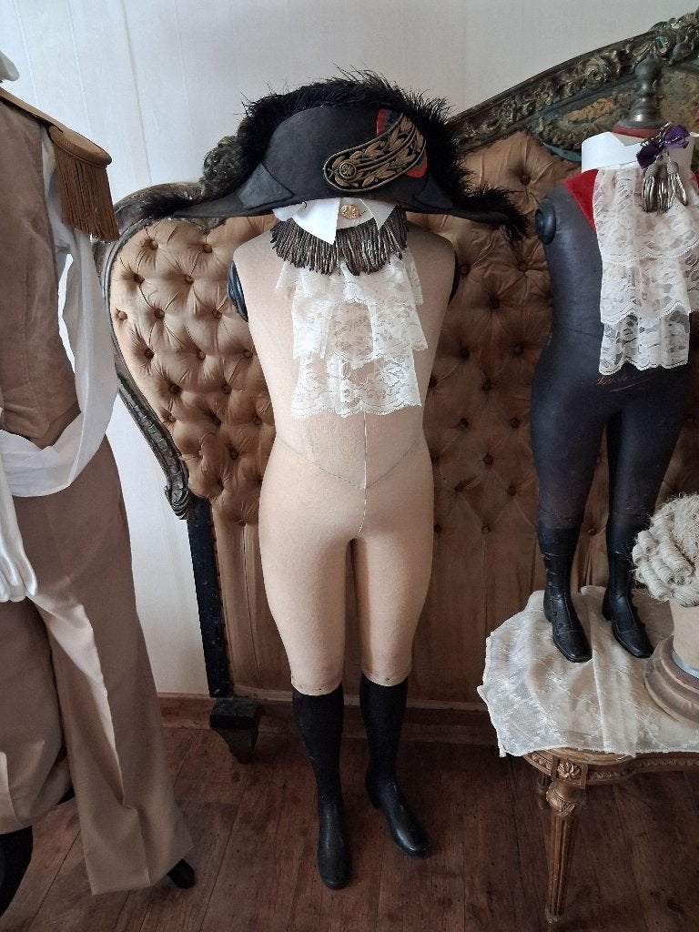 Antiek Napoleon  Paspop + Antiek Bicorne , IN OPTIE, Ophalen