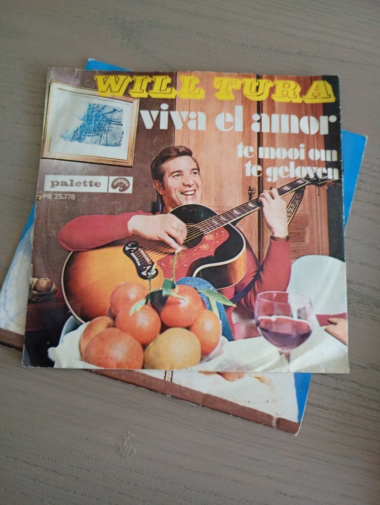 Will Tura - Viva el amor, Cd's en Dvd's, Gebruikt, Verzenden, 7 inch, Fotohoes