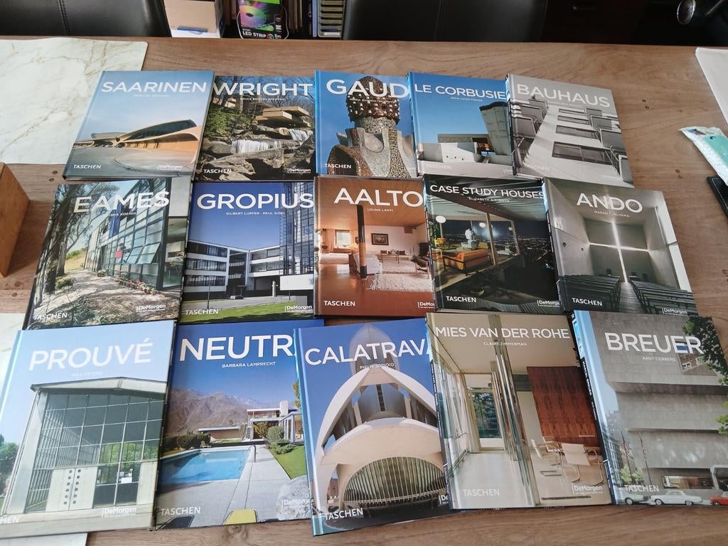 15 delige boekenreeks over architectuur, Boeken, Ophalen