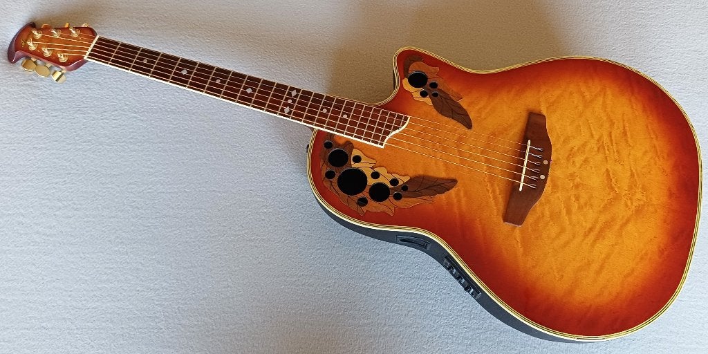 Ovation Celebrity Deluxe CC 268 1994-95, Enlèvement ou Envoi, Comme neuf, Guitare Western ou Guitare Folk, Avec capteur (piezo)