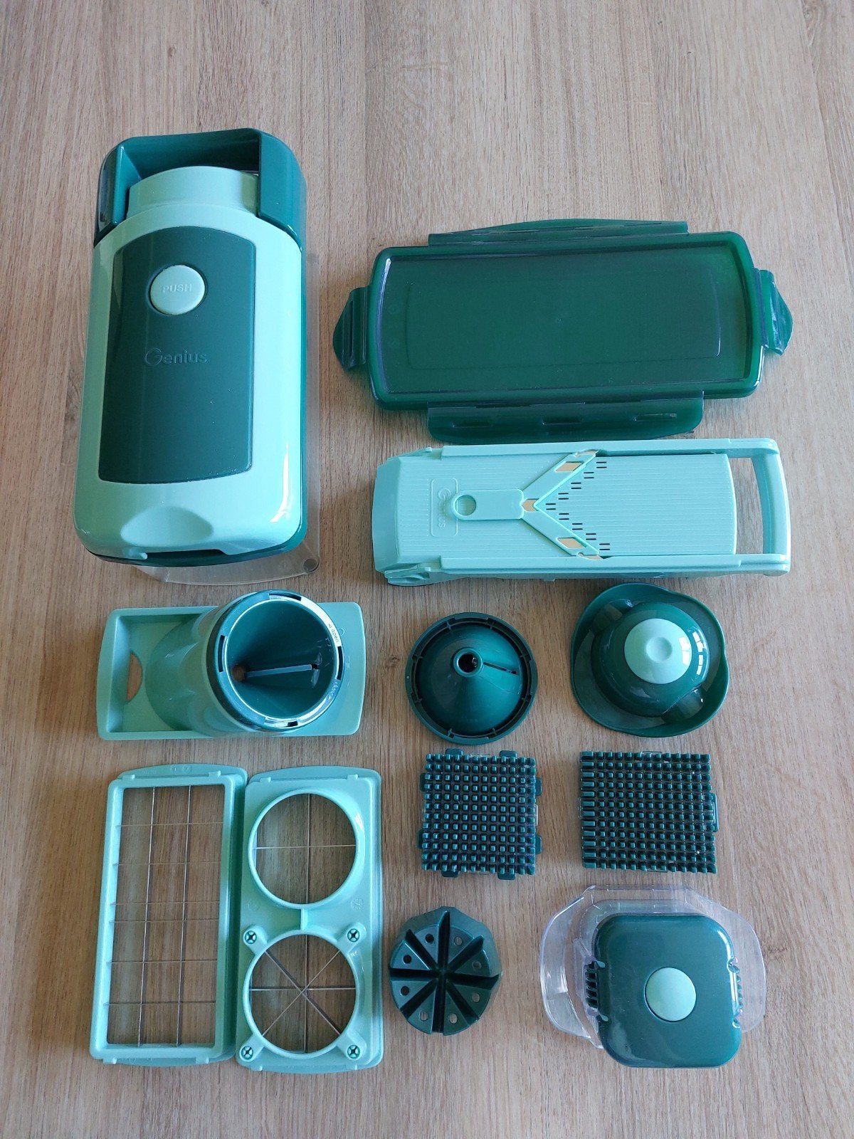 Nicer dicer GENIUS groentensnijder, Ophalen
