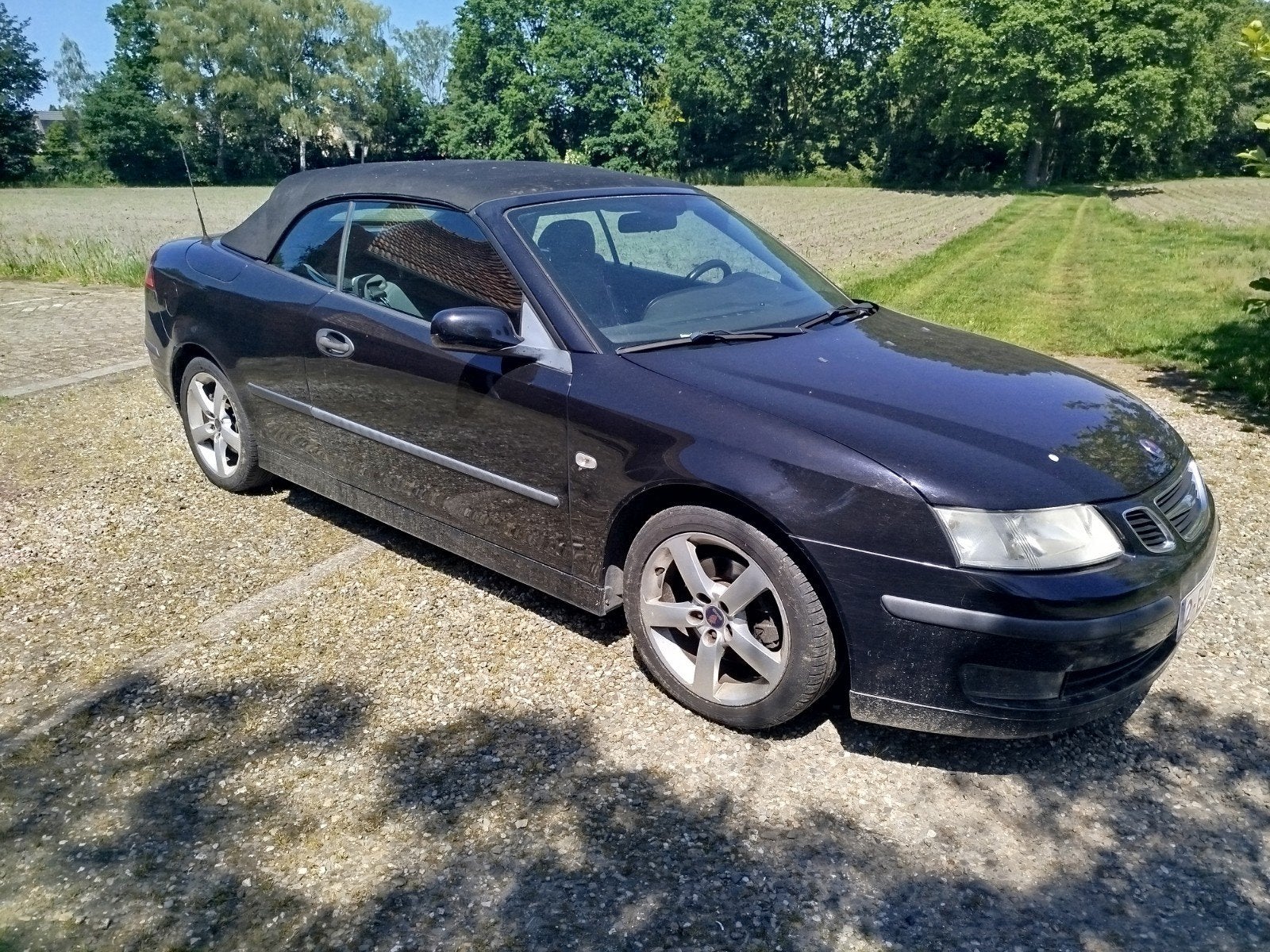 Saab 9.3 TDI Cabriolet - 2007 - Dak is werkend!, Auto's, Saab, Voorwielaandrijving, Parkeersensor, 4 cilinders, Cabriolet