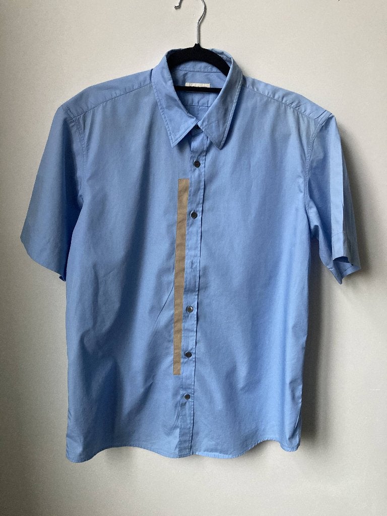Dries Van Noten overhemd, Ophalen of Verzenden, Zo goed als nieuw, Blauw, Dries Van Noten