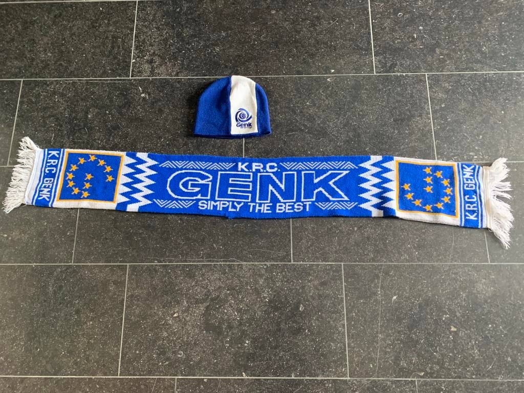 KRC Genk sjaal en muts - simply the best, Ophalen, Zo goed als nieuw