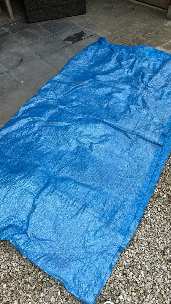 Intex rechthoekig grondzeil, Tuin en Terras, Ophalen, Gebruikt, Grondzeil