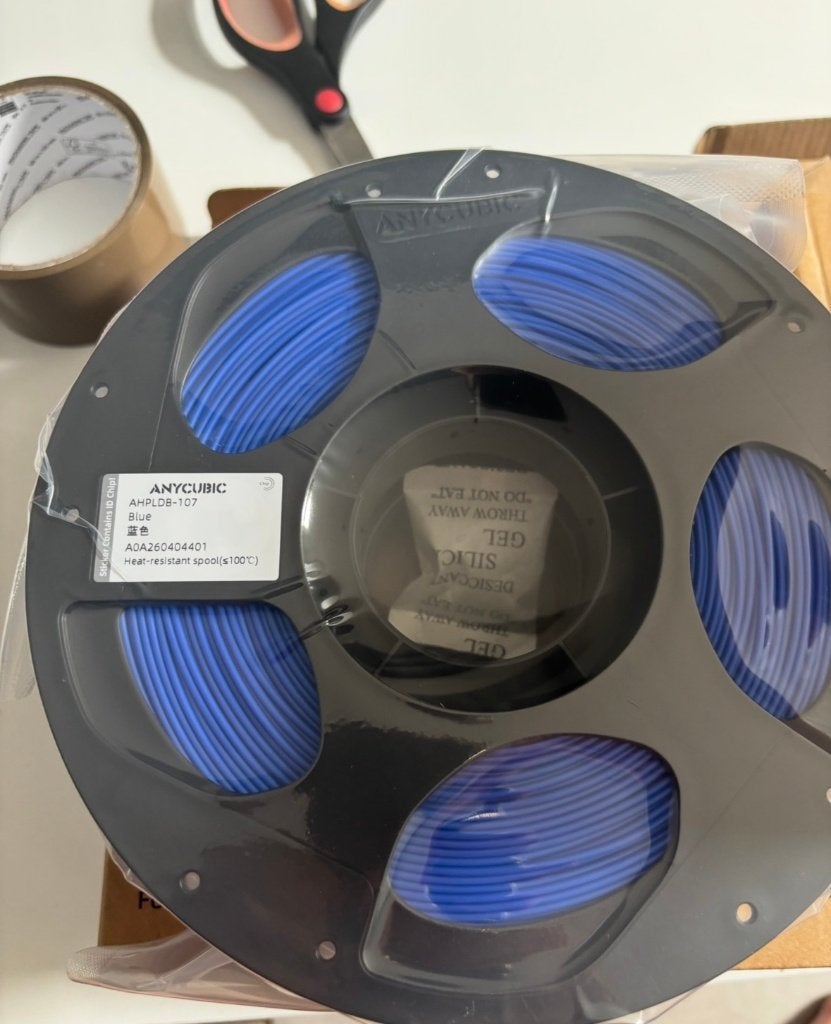Anycubic blauwe PLA filamentspoel van 1 kg, Verzenden, Nieuw