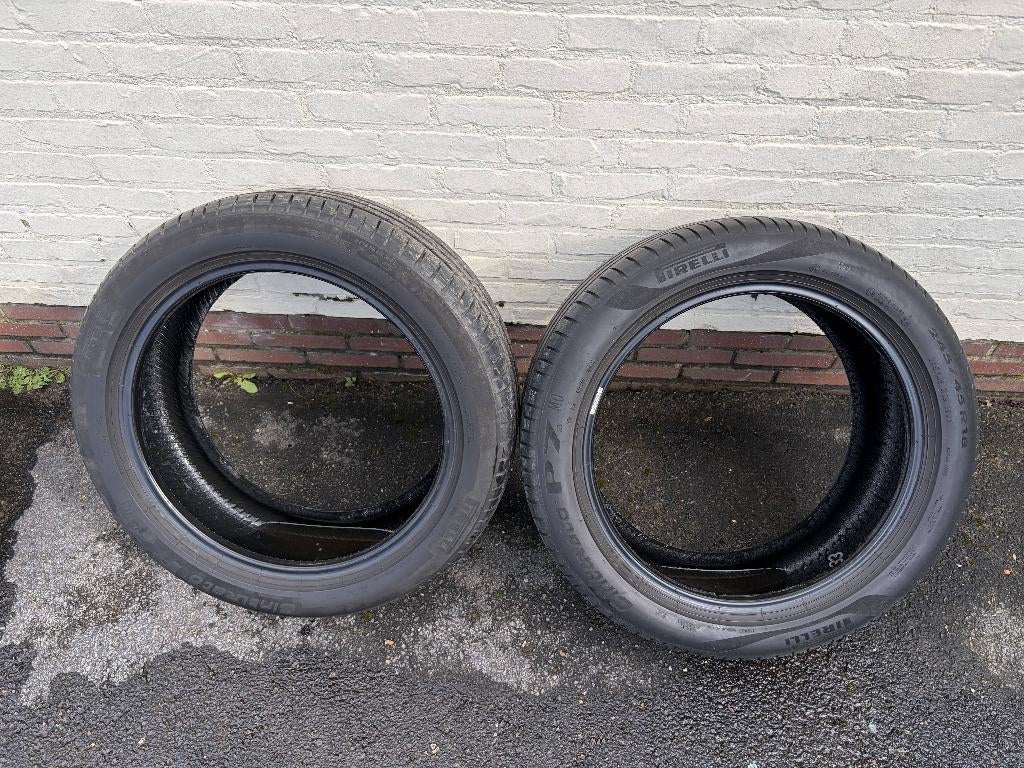 2x Zomerbanden Pirelli Cinturato P7 - MO, 245 mm, Véhicule de tourisme, Pneus été, Enlèvement