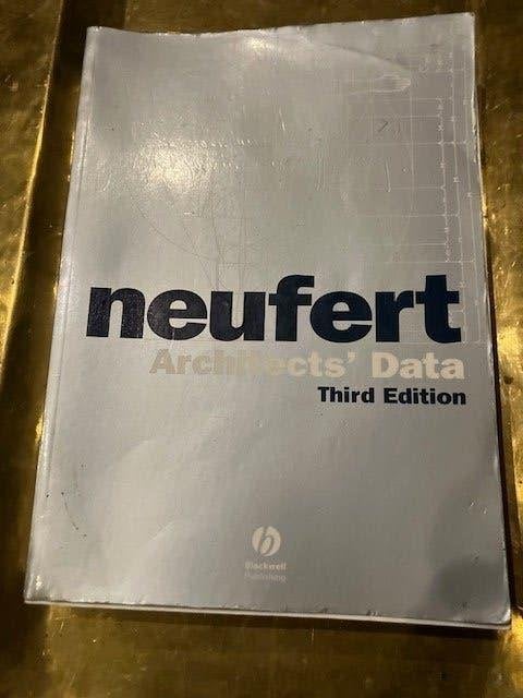 NEUFERT ARCHITECTS DATA THIRD EDITION BLACKWELL PUBLISHING, Livres, Livres d'étude & Cours, Enlèvement ou Envoi, Utilisé, Enseignement supérieur