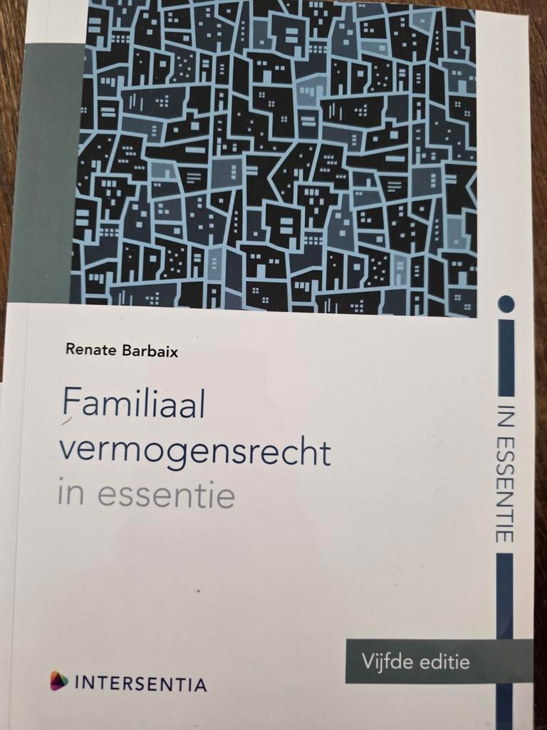 Familiaal Vermogensrecht in essentie, Boeken, Ophalen