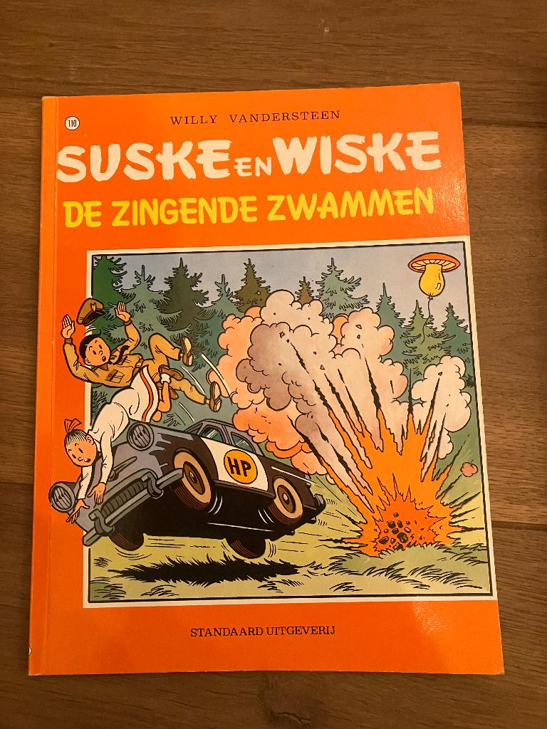Suske en Wiske - 110 - De zingende zwammen, Eén stripboek, Ophalen of Verzenden, Gelezen