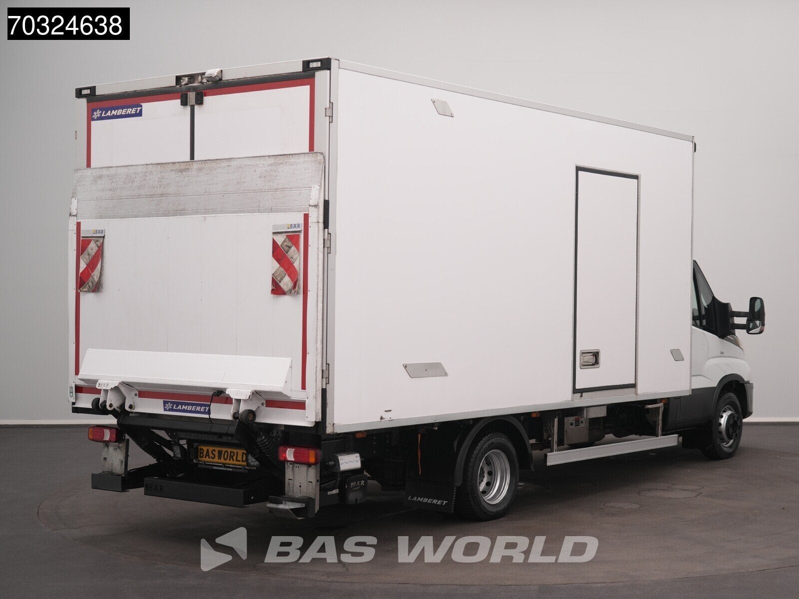 Iveco Daily 72C21 3.0L Automaat Lamberet Laadklep Koelwagen, Stof, Gebruikt, Euro 6, 4 cilinders
