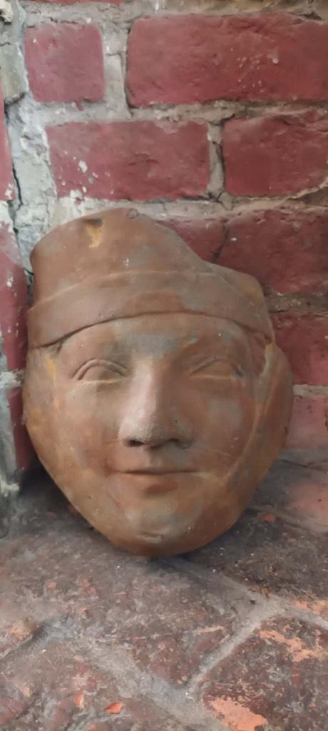 2 masques en plâtres., Enlèvement ou Envoi, Utilisé