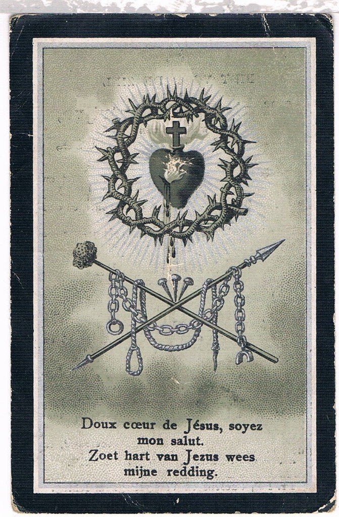 Bp.Van Outrijve Elisabeth. ° Ichteghem 1844 † Ichteghem 1916, Enlèvement ou Envoi, Image pieuse