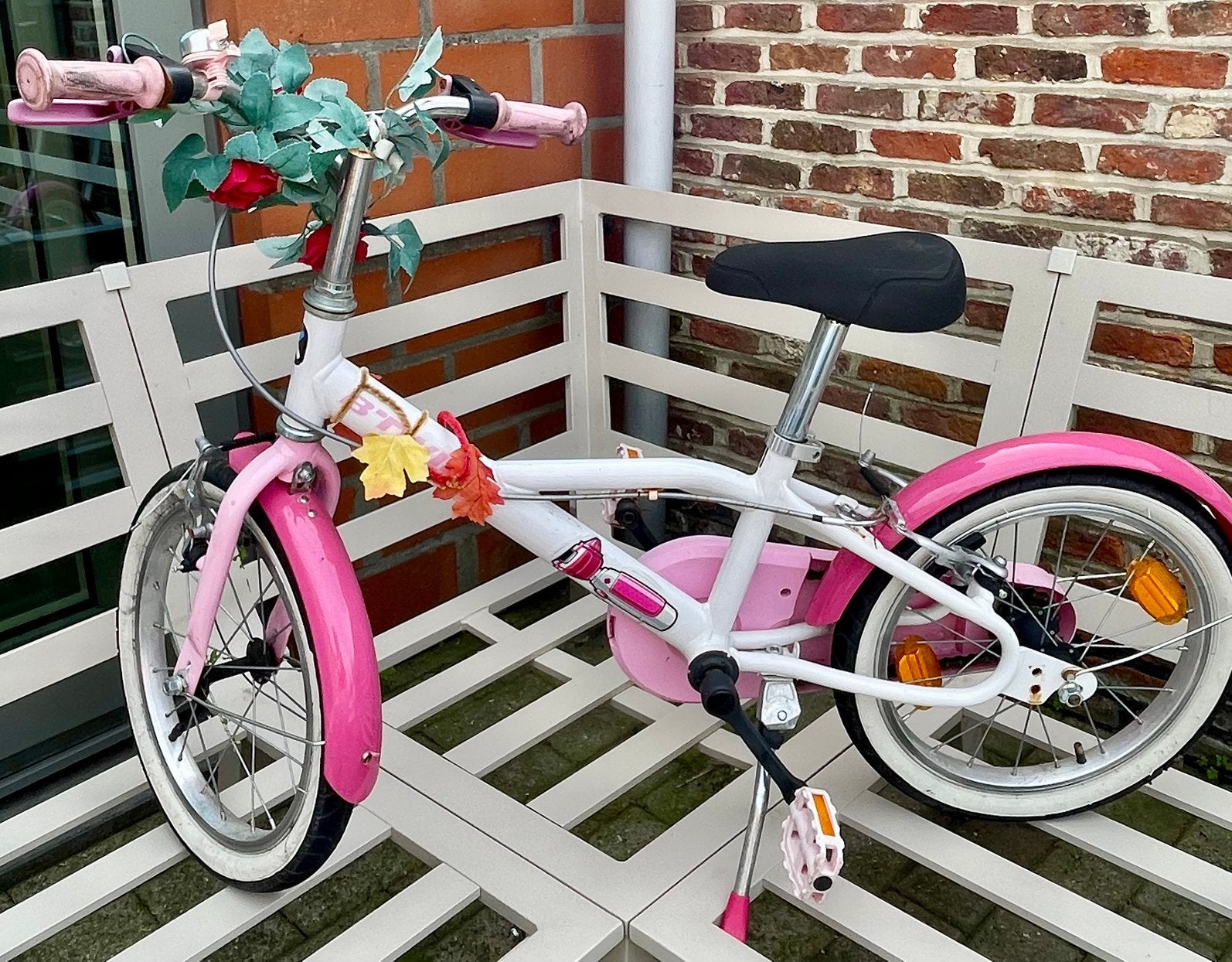 Kinderfiets Decathlon, Fietsen en Brommers, Ophalen, Gebruikt, Velgrem, 16 tot 20 inch