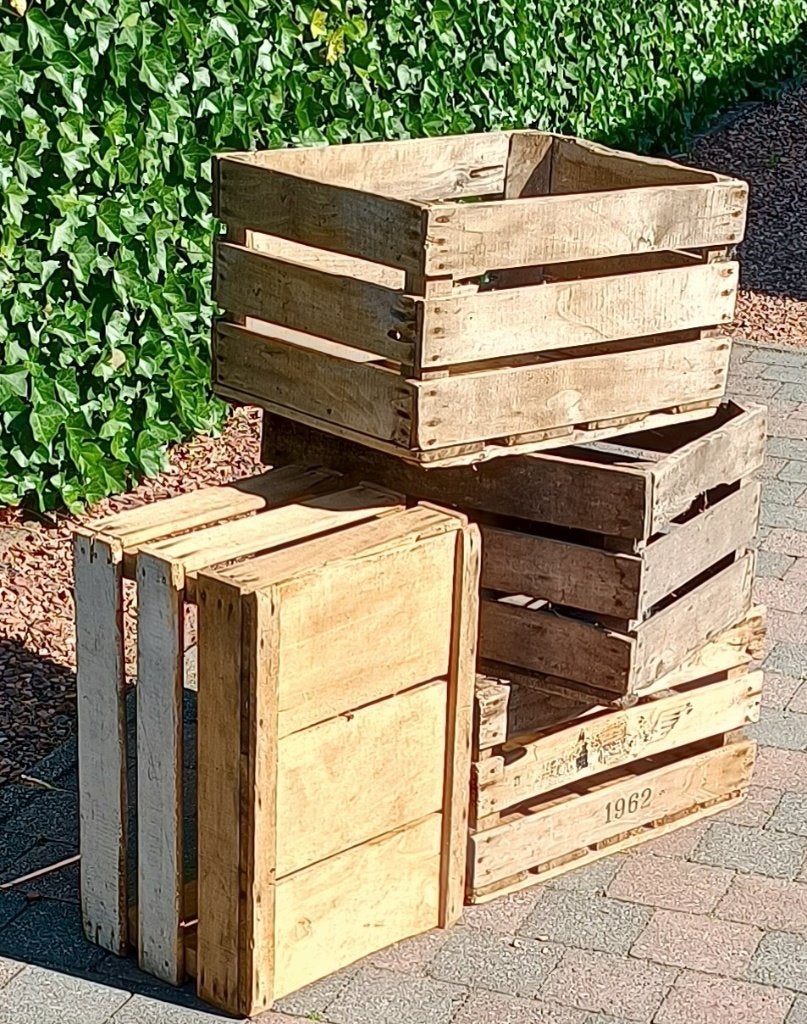 Houten fruitkisten, Huis en Inrichting, Woonaccessoires | Kisten, Ophalen, Gebruikt, Overige houtsoorten