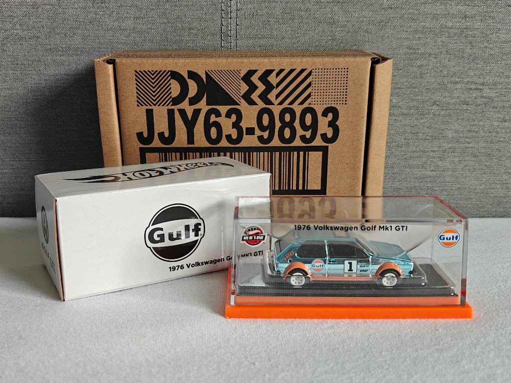 Hot Wheels RLC Volkswagen Golf Mk1 GTI Gulf Red Line Club, Ophalen of Verzenden, Nieuw, Auto