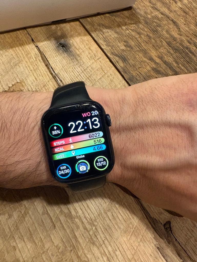 Apple watch series 7 45mm, Ophalen, GPS, Gebruikt