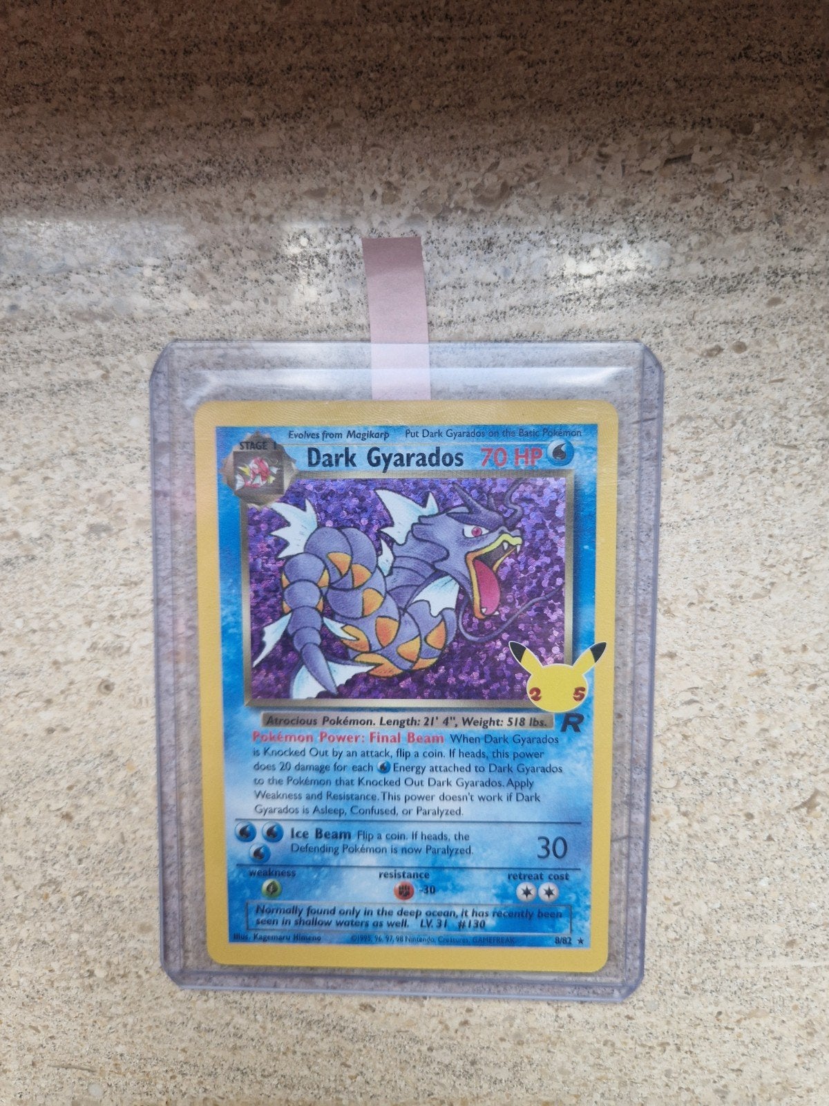 Dark Gyarados 8/82 25th anniversary, Ophalen of Verzenden