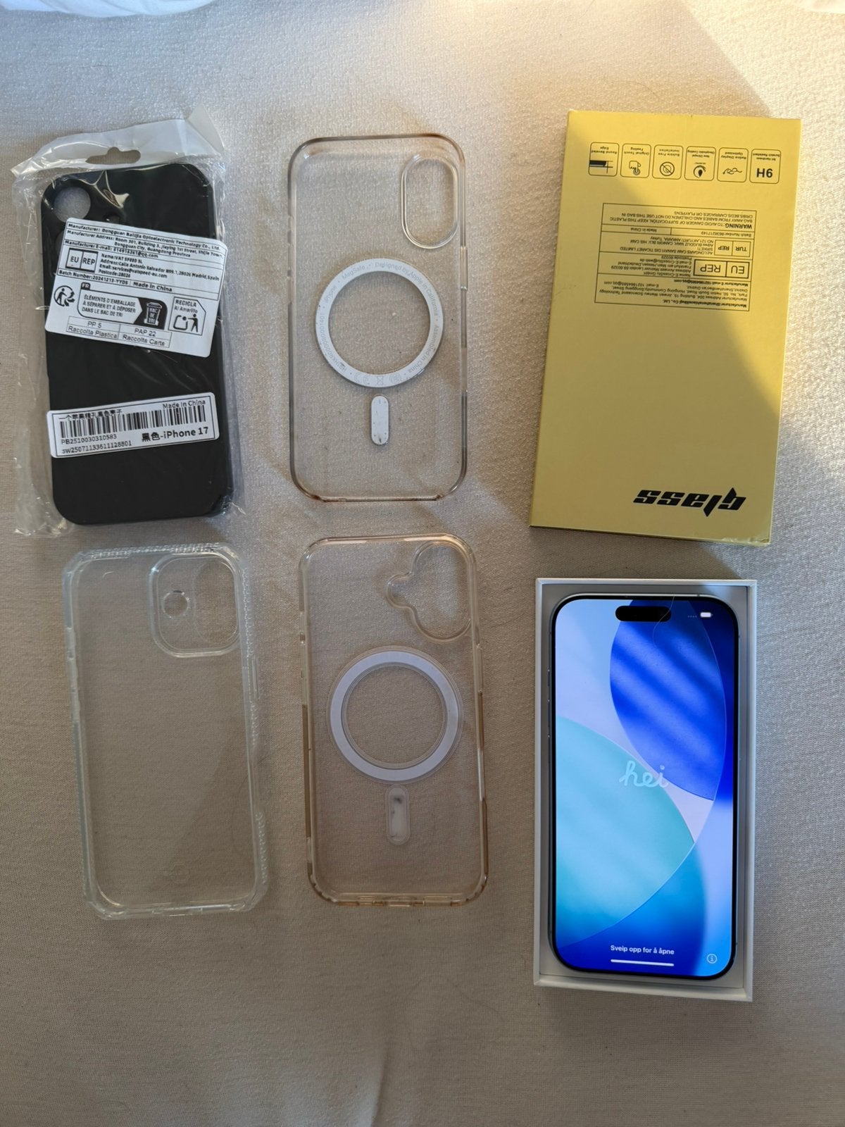 Iphone 17 bleu 256GB, Enlèvement, Comme neuf, Bleu