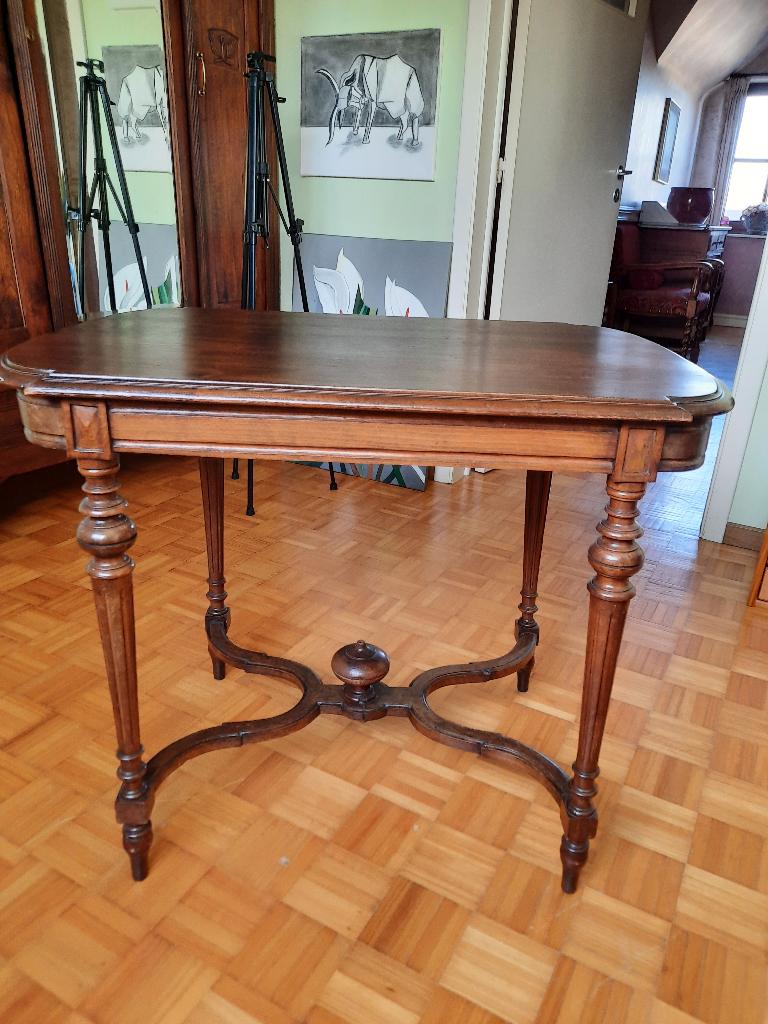Vintage tafel, Huis en Inrichting, Ophalen, Gebruikt, Rechthoekig