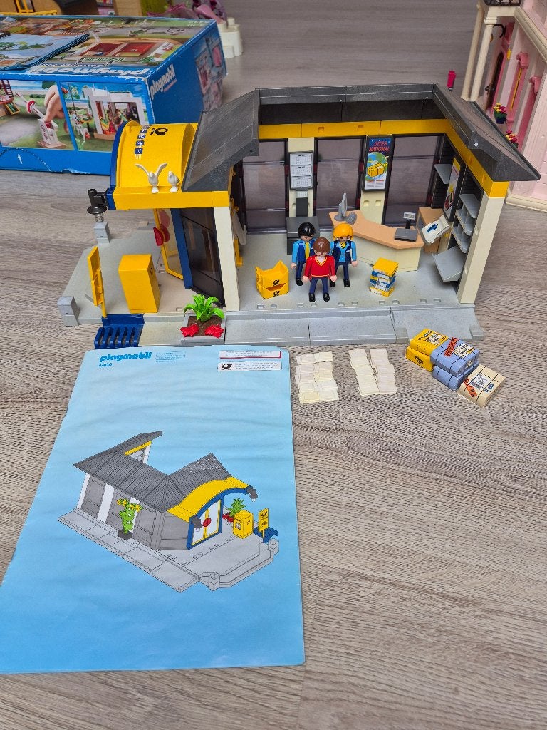 Mega Postset: Postkantoor(4400)+Postbodes (4403)–Vintage!, Ophalen, Gebruikt, Gebouw, Complete set