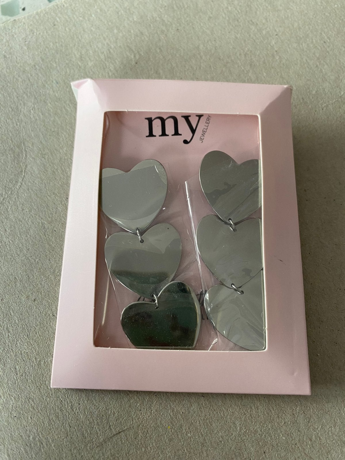 Boucles d’oreilles cœur, Handtassen en Accessoires, Oorbellen, Overige materialen, Hangers, Nieuw, Ophalen of Verzenden